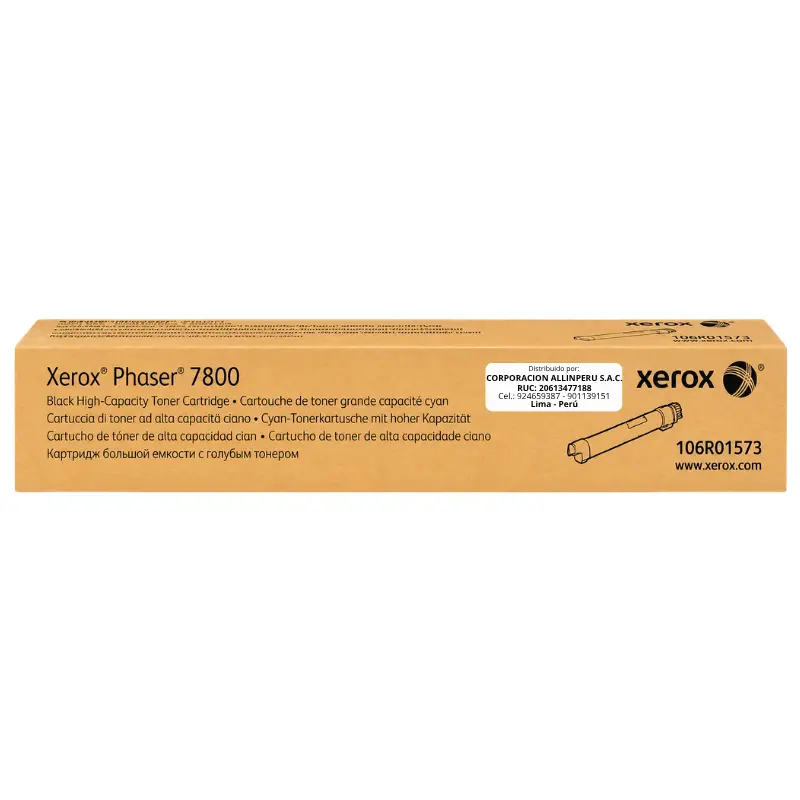 Tóner Xerox 106R01573 negro alta capacidad Phaser 7800