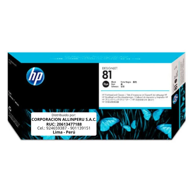 Cabezal HP C4950A negro 81 original con limpiador incluido