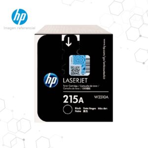 Empaque sellado del cartucho HP 215A negro con sellos de autenticidad