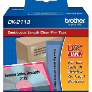 Cinta Brother DK-2113 62 Mm., Transparente