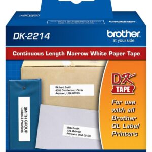 Cinta Brother DK-2214 12 Mm X 30,48 , Blanco