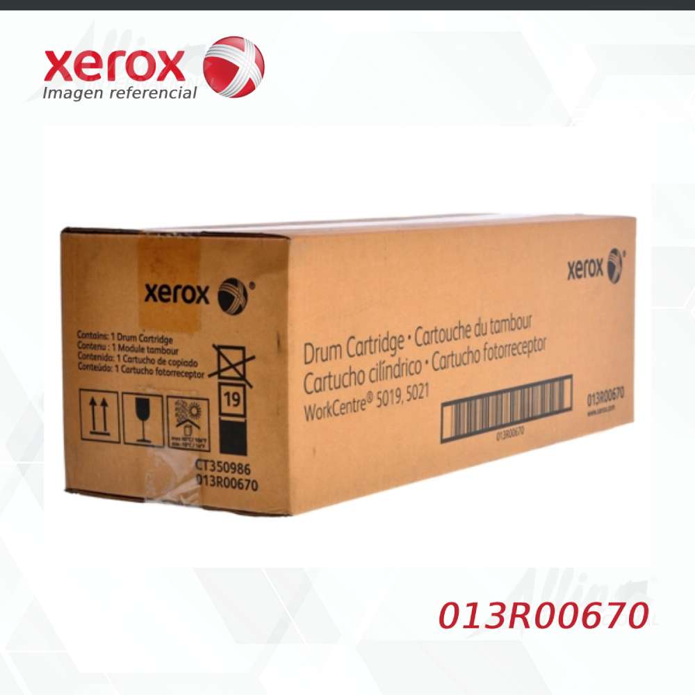 Drum Xerox 013R00670 Negro, 80.000 Páginas