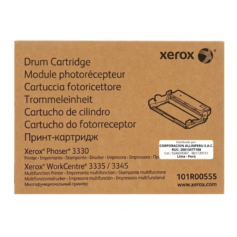 Drum Xerox 101R00555 negro vista frontal