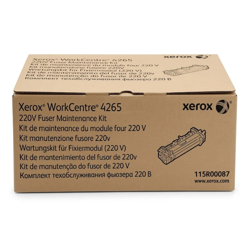Fusor Xerox 115R00087 Original – WorkCentre 4265 Fusor Xerox 115R00087 original sellado para WorkCentre 4265 220V