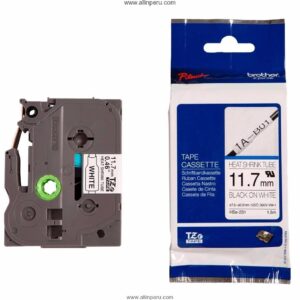 Cinta Brother HSE-231 11.7 Mm X 1.5 M., Negro & Blanco