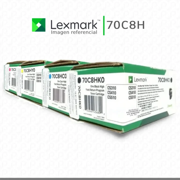 Kit Toner Lexmark 70C8H para CS310dn, CS510de
