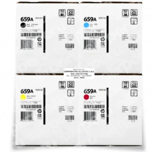 Kit Toner HP 659A CMYK para LaserJet M856 M770 M776