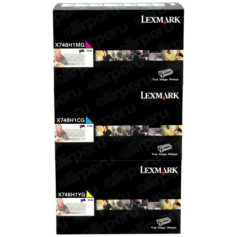 Kit Toner Lexmark X748H1 para X748de colores