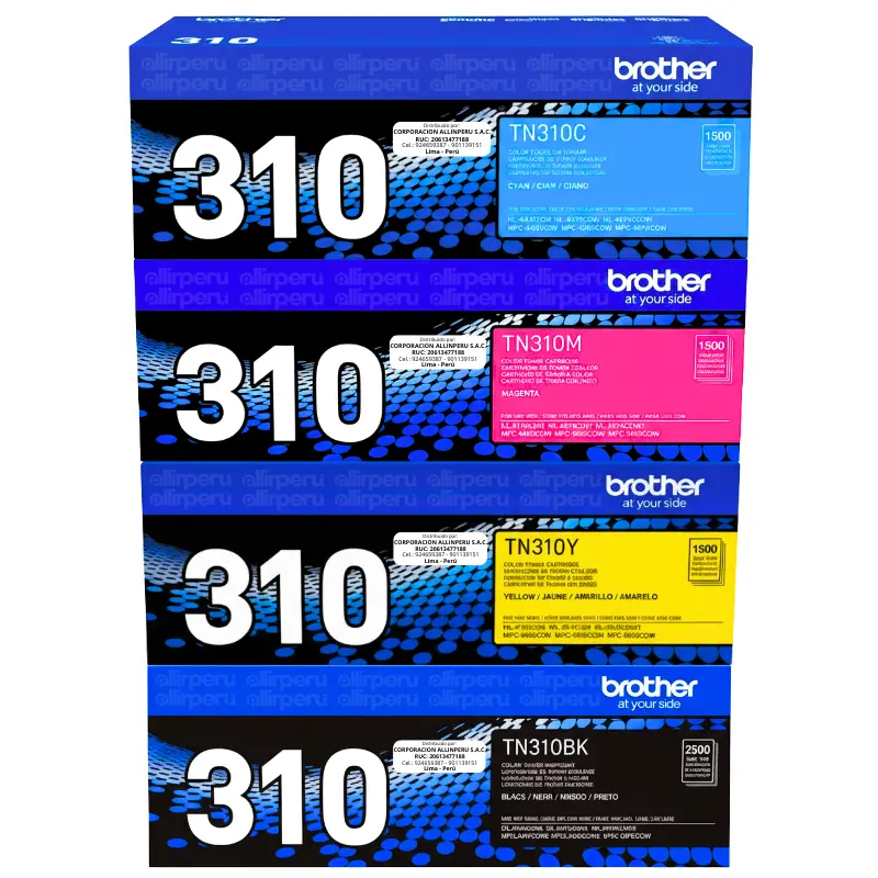 Kit de Toner Brother TN-310 para MFC-9560CDW, HL-4150CDN Kit de Toner Brother TN-310 para MFC-9560CDW, HL-4150CDN