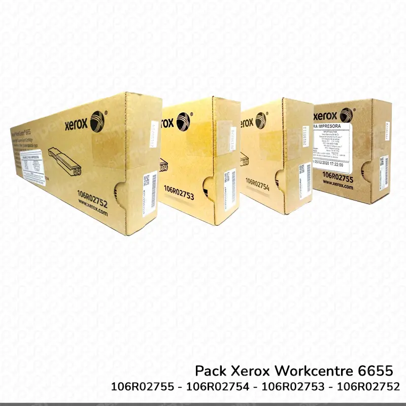 Pack de Toner Xerox Workcentre 6655 Alta capacidad