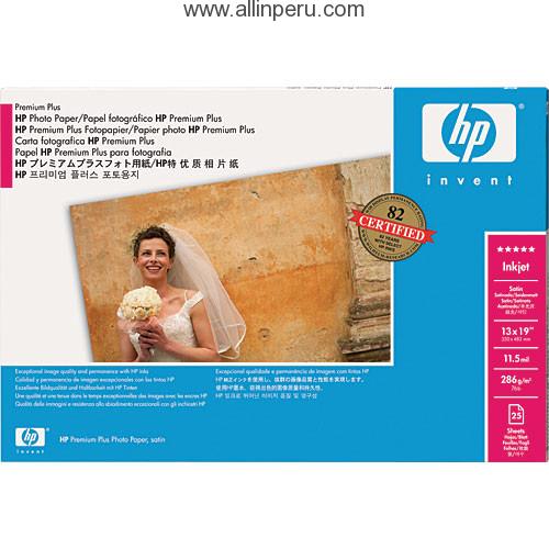 PAPEL HP  Q5489A PREM.PLUS 13"X19"25H SAT