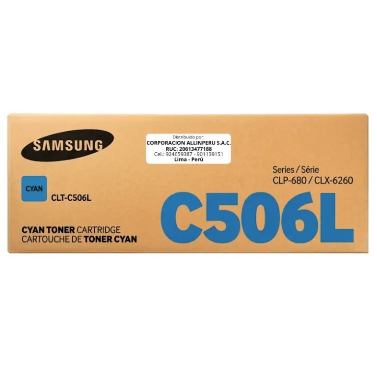 Tóner Samsung CLT-C506L cian compatible CLX-6260FD CLX-6260FR