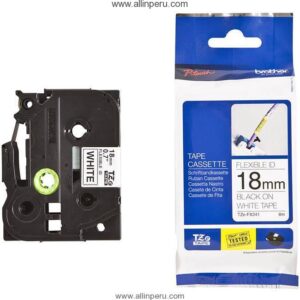 Cinta Brother TZE-FX241 3/4" (18Mm), Grifo & negro & blanco
