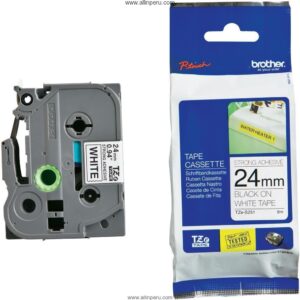 Cinta Brother TZE-S251 24Mm , Negro & blanco