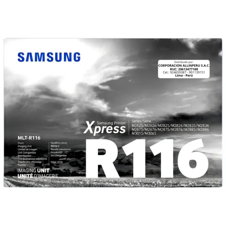 Tambor Samsung MLT-R116 original negro vista frontal
