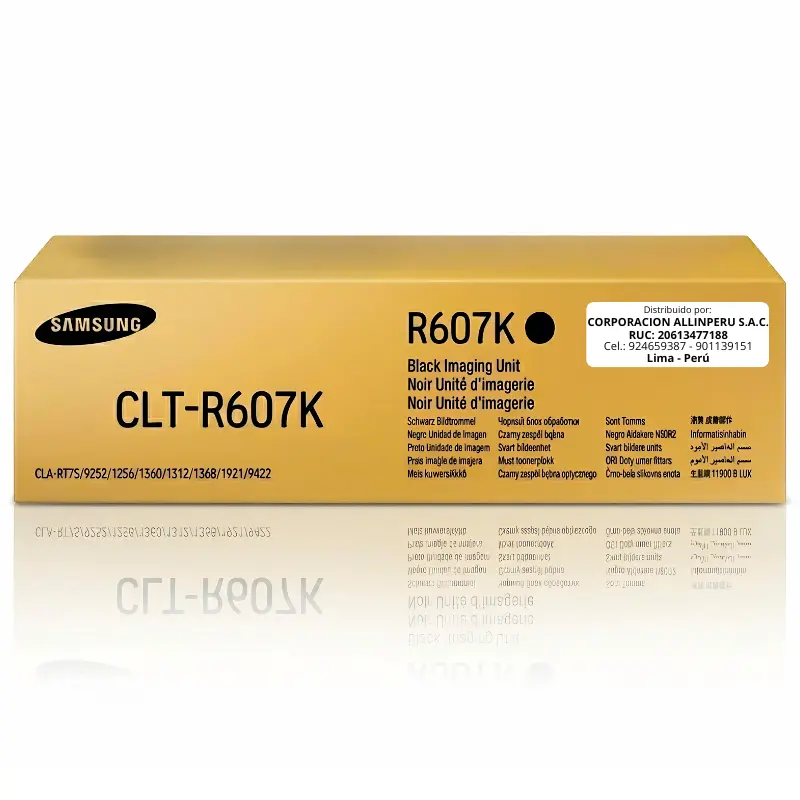 Tambor Samsung MLT-R607K original negro para impresora laser Samsung SCX-8030