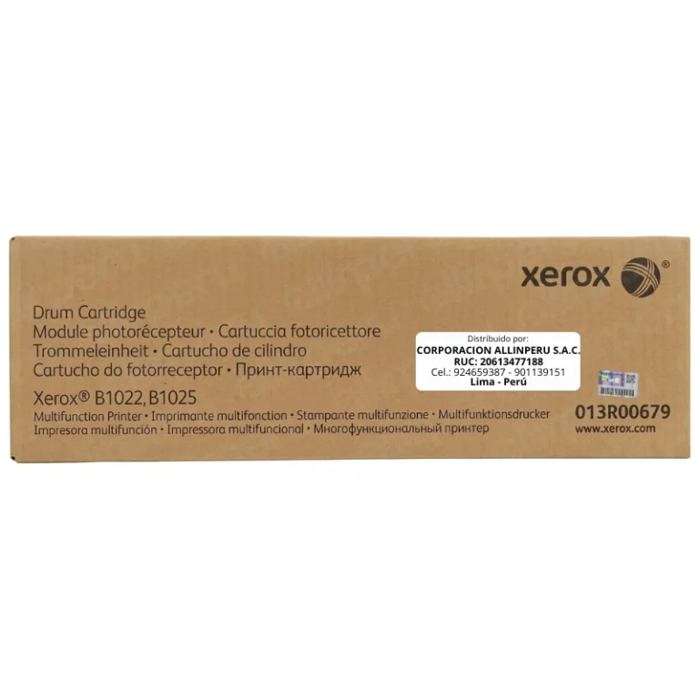 Tambor Xerox 013R00679 negro original vista frontal