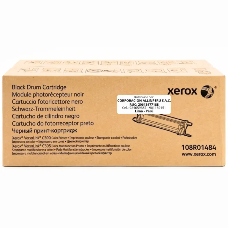 Tambor Xerox 108R01484 negro caja frontal VersaLink C500
