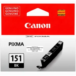 Tinta Canon CLI-151 Negro Original para MG6310, MG5410