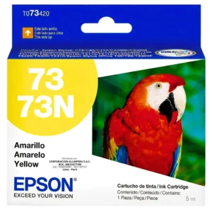 Cartucho de tinta Epson T073420 amarillo original sellado de fábrica