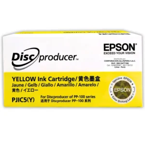 Tinta Epson C13S020451 PJIC5 amarillo original sellada para Discproducer PP-100