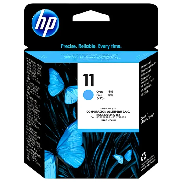 Foto de tinta HP 11 cian C4836A original AllinPerú