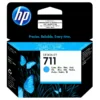 Foto de tinta HP 711 cian CZ130A de 29 ml para plotters HP DesignJet