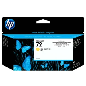 Tinta HP 72 amarillo C9373A 130ml caja original