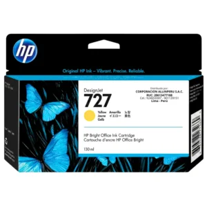 Foto de tinta HP 727 amarillo 130ml código B3P21A original