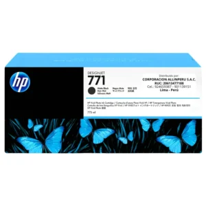 Foto de tinta HP 771A B6Y15A negro mate 775ml original
