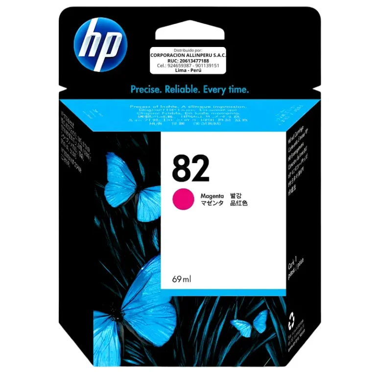 Foto de tinta HP 82 C4912A magenta 69ml original