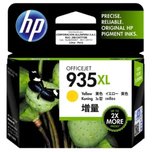 Tinta HP 935XL Amarillo C2P26AL original sellada de fábrica