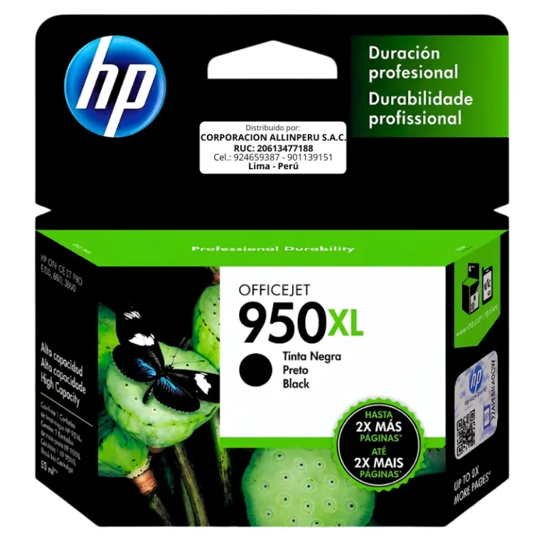 Foto de tinta HP 950XL negro CN045AL original sellada
