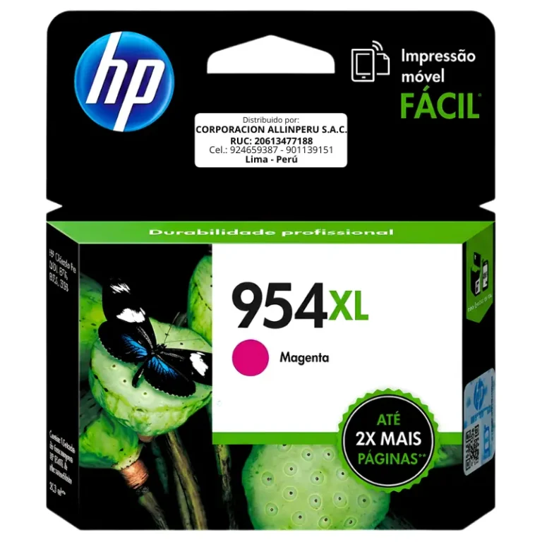Tinta HP 954XL Magenta L0S65AL original de alto rendimiento