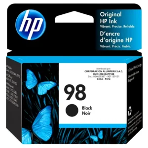 Tinta HP 98 Negro C9364WL cartucho original vista frontal