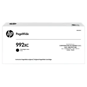 Foto de tinta HP 992XC negro M0K30XC empaque original