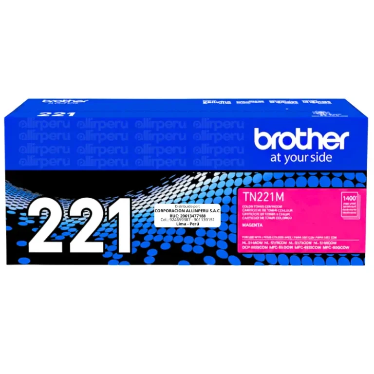 Toner Brother TN-221M Magenta 1.400 Páginas Original