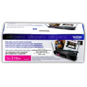 Toner Brother TN-316M Magenta 3.500 Páginas Original