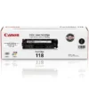 Toner Canon 118 Negro original 2662B001 caja sellada frontal