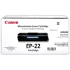 Toner Canon EP-22 negro original para impresora LBP800 vista frontal