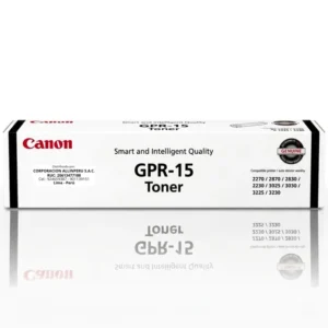 Toner Canon GPR-15 Negro original sellado, vista frontal