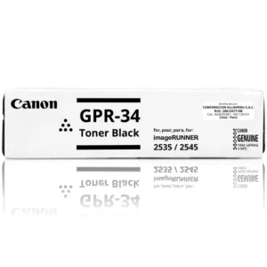 Toner Canon GPR-34 negro original para imageRUNNER iR2535 iR2545 — vista frontal