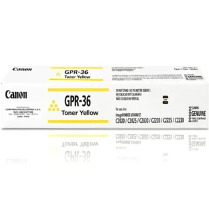 Tóner Canon GPR-36 amarillo original sellado para iR ADVANCE C2025