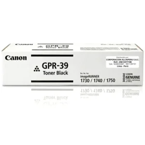 Tóner Canon GPR-39 negro original para imageRUNNER 1730 1740 1750