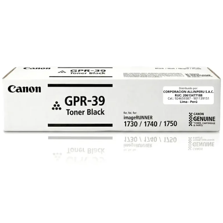 Tóner Canon GPR-39 negro original para imageRUNNER 1730 1740 1750