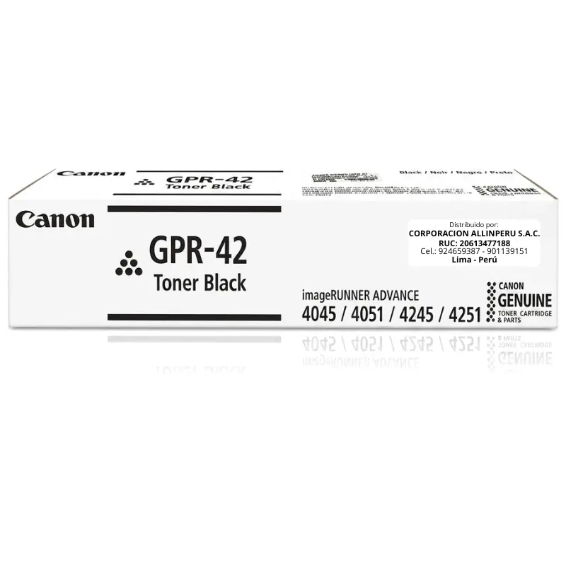 Tóner Canon GPR-42 negro original para imageRUNNER ADVANCE 4045i 4051i