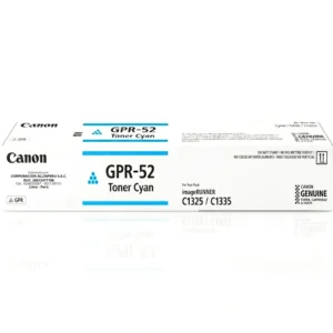 Tóner Canon GPR-52 cyan original para imageRUNNER C1335iF C1325iF