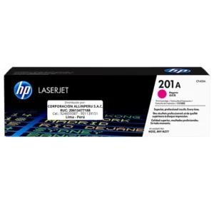 Foto de tóner HP 201A magenta CF403A original vista frontal