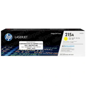 Tóner HP 215A Amarillo W2312A original en caja sellada