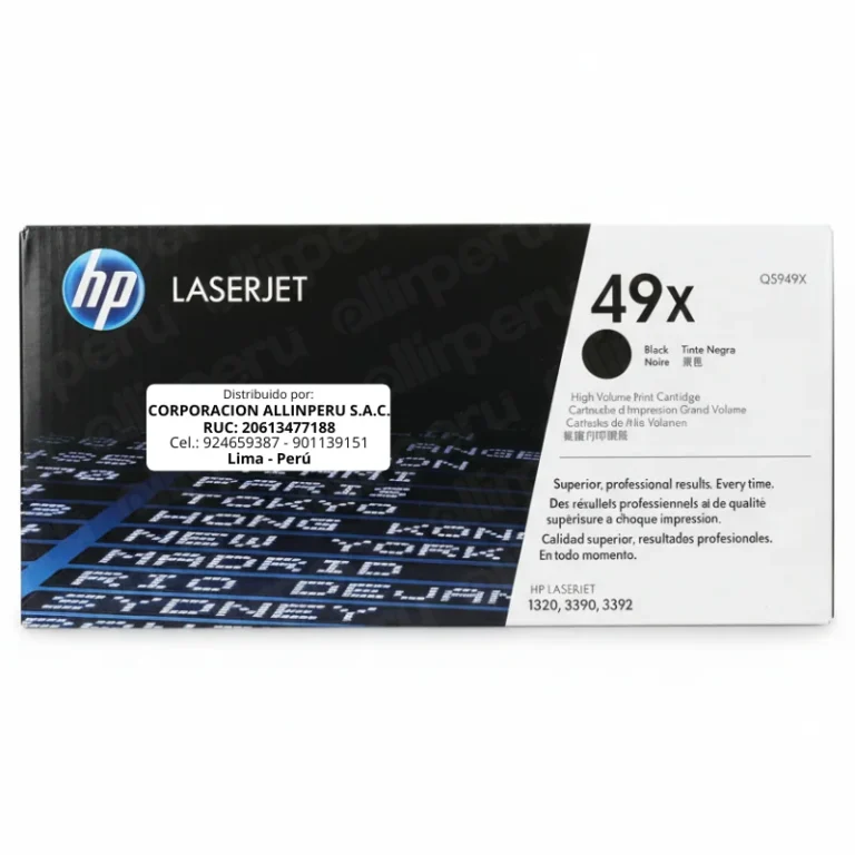 Foto de tóner HP 49X Negro Q5949X caja sellada original